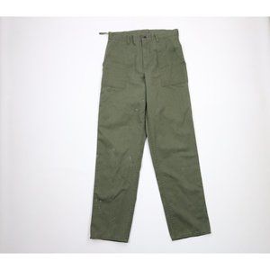 Vintage 60s Sweet Orr 30x32 Distressed Union Made Flared Military Utility Pants